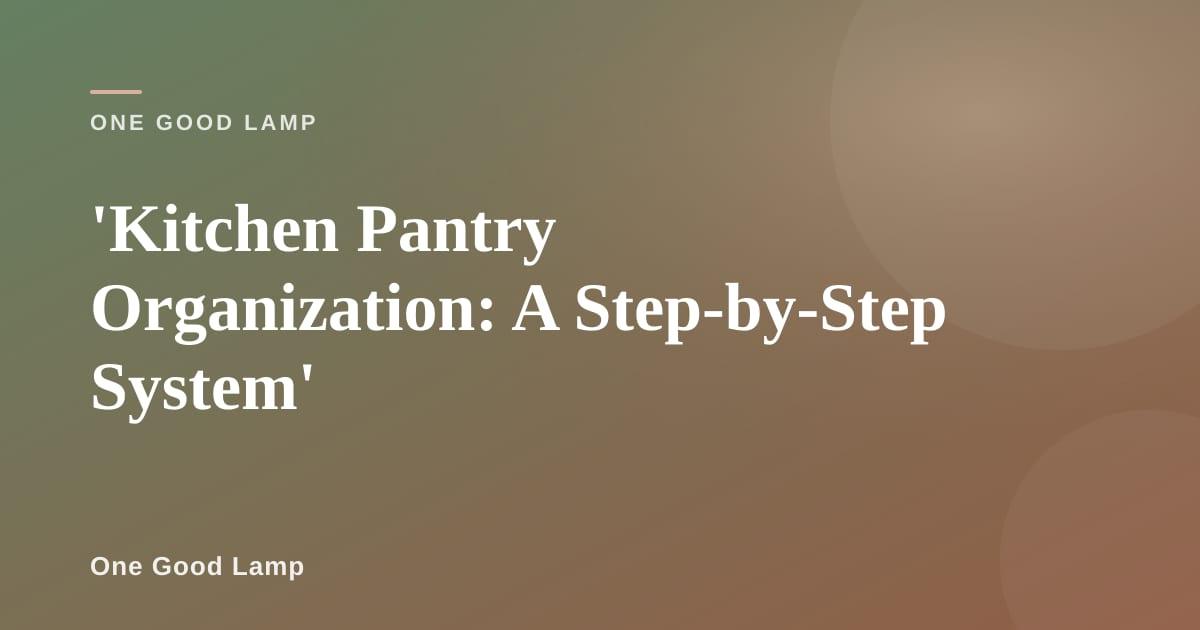 A neatly organized kitchen pantry with labeled bins, clear containers, and categorized shelves
